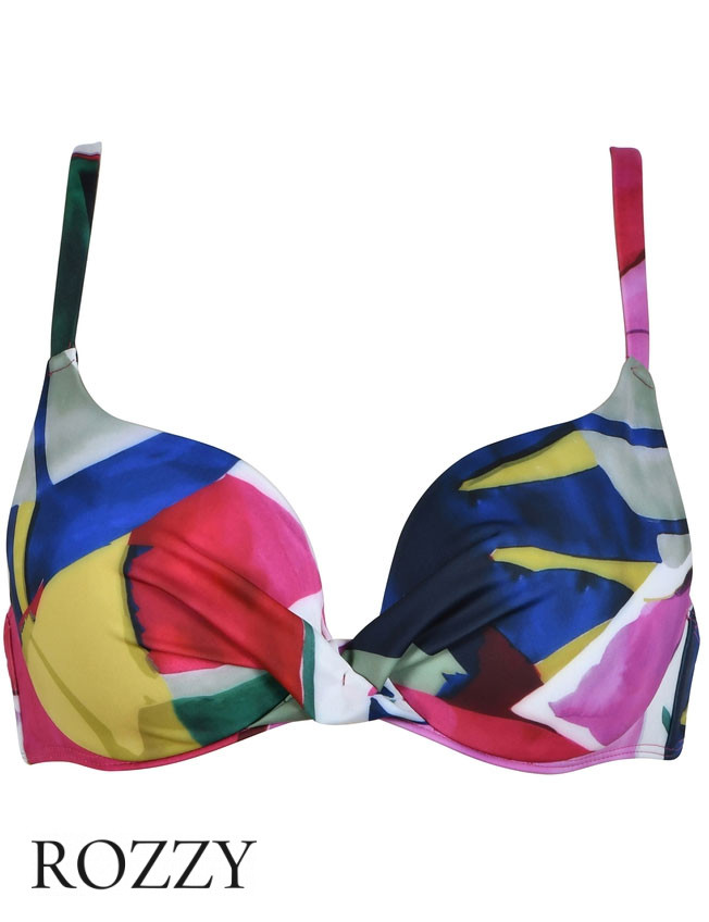 Бюстгальтер купальный Naturana 77067 розовый/мультицвет Ф