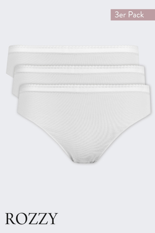 Трусы слипы Nina Von C Multiple Packs 162072299 белый (уп.3шт.)