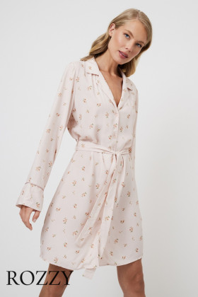 Сорочка вискозная Aruelle Freesia пудровый