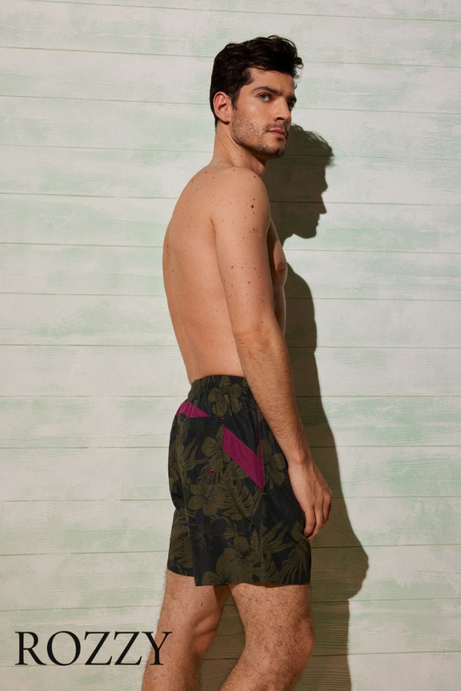 Шорты купальные мужские Ysabel Mora 90102 графитовый/хаки