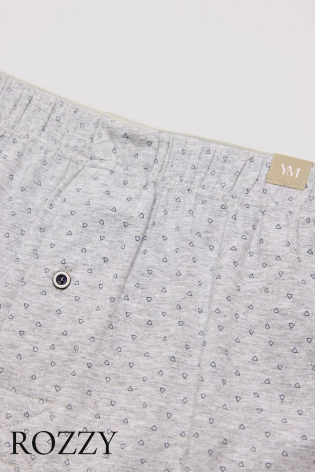 Трусы боксеры мужские Ysabel Mora 20373 светло-серый