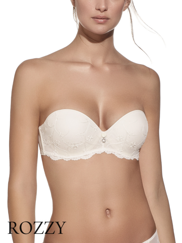 Бюстгальтер страплесс максимайзер Selene Gala слоновая кость 