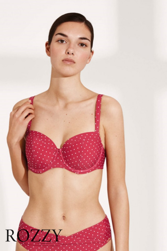 Бюстгальтер купальный Ysabel Mora 81836 вишневый