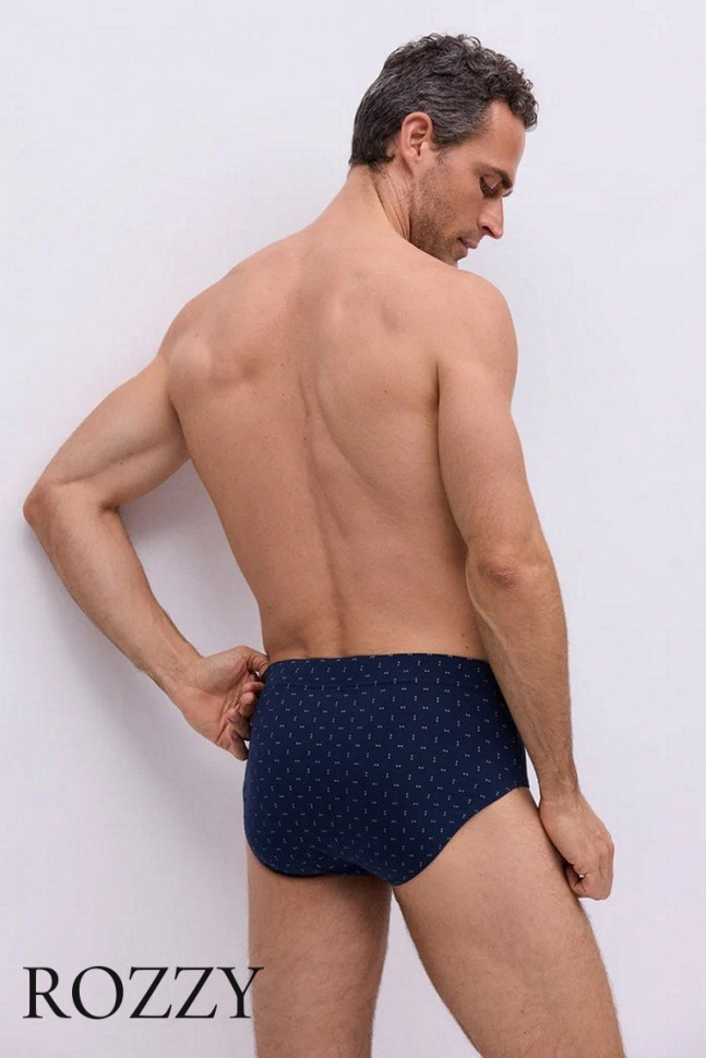 Трусы слипы мужские Ysabel Mora 20401 темно-синий/светло-серый (уп.2шт.)