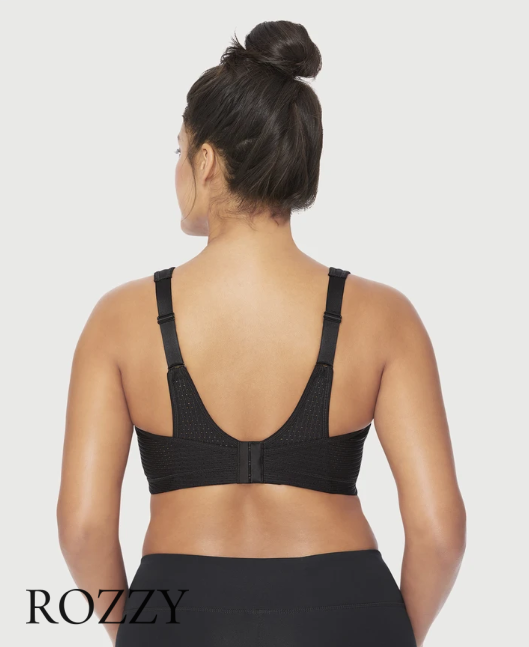 Бюстгальтер спортивный без косточек Glamorise GI1067 черный