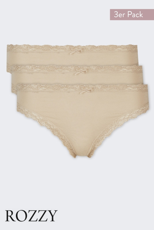 Трусы слипы Nina Von C Cosy 162058499 бежевый (уп.3шт.)