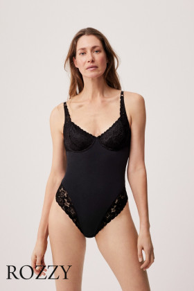 Боди хлопковое Ysabel Mora 10558 черный