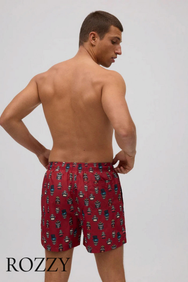 Шорты купальные мужские Ysabel Mora 90287 темно-красный