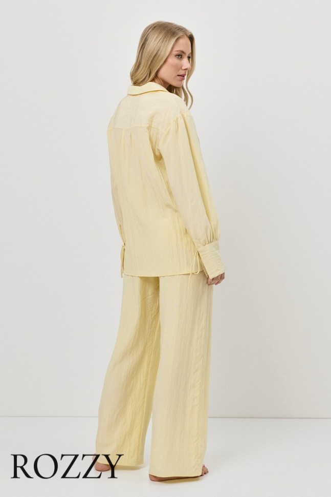 Костюм домашний вискозный Aruelle Solara Set желтый