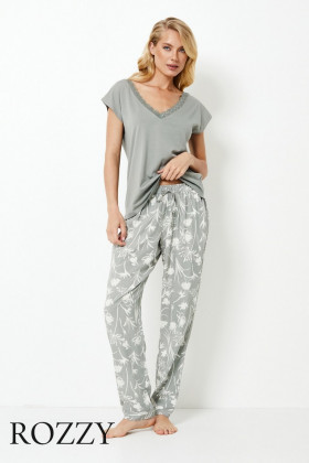 Пижама вискозная Aruelle Fabiana хаки