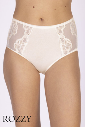 Трусы макси хлопковые Nina Von C Slipboutique 40160880 ванильный