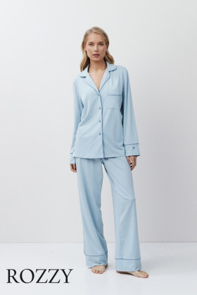 Пижама Aruelle Brea светло-голубой